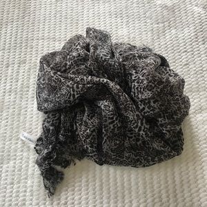 Calvin Klein Animal Print Sparkle Scarf